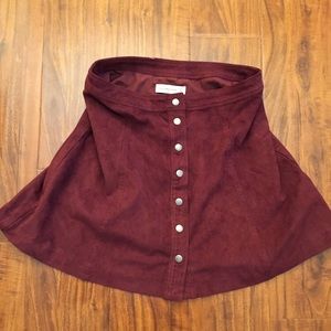ABERCROMBIE & FITCH suede skirt